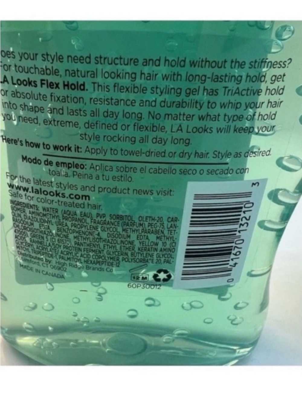 LA LOOKS Hair Gel FLEX HOLD
Level 8
Alcohol Free NEW-1 - Picture 3 of 3